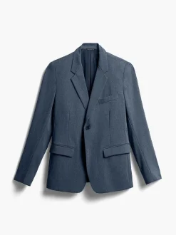 Men'S Ministry of Supply Azurite Heather Men'S Velocity Suit Jacket