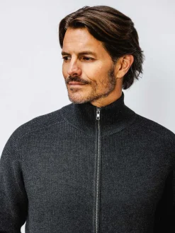 Men'S Ministry of Supply Black Heather Men'S Atlas Full-Zip