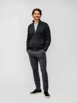 Men'S Ministry of Supply Black Heather Men'S Atlas Full-Zip