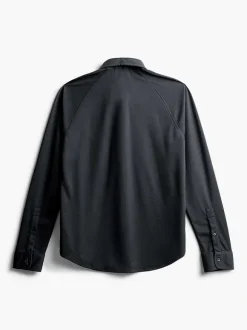 Men'S Ministry of Supply Black Men'S Apollo Raglan Sport Shirt