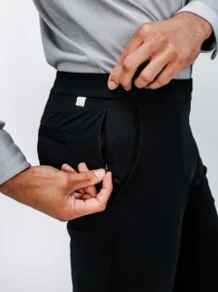 Men'S Ministry of Supply Black Men'S Kinetic Pull-On Pant
