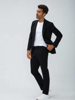 Men'S Ministry of Supply Black Men'S Velocity Dress Pant