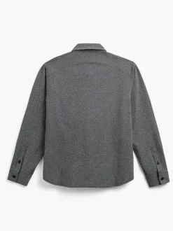 Men'S Ministry of Supply Black Tweed Men'S Fusion Overshirt