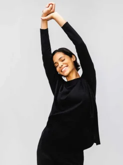 Women'S Ministry of Supply Black Women'S Fusion Double-Knit Tunic