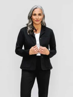 Women'S Ministry of Supply Black Women'S Kinetic Blazer