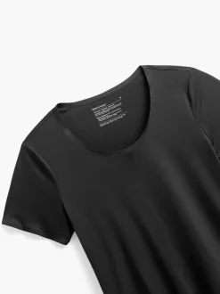 Women'S Ministry of Supply Black Women'S Luxe Touch Tee
