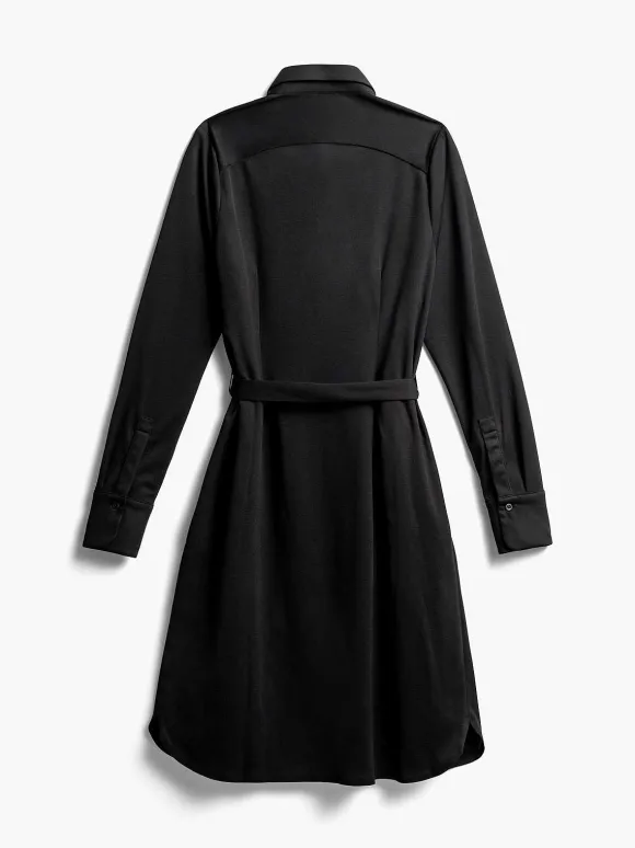 Women'S Ministry of Supply Black Women'S Previous Generation Apollo Shirt Dress