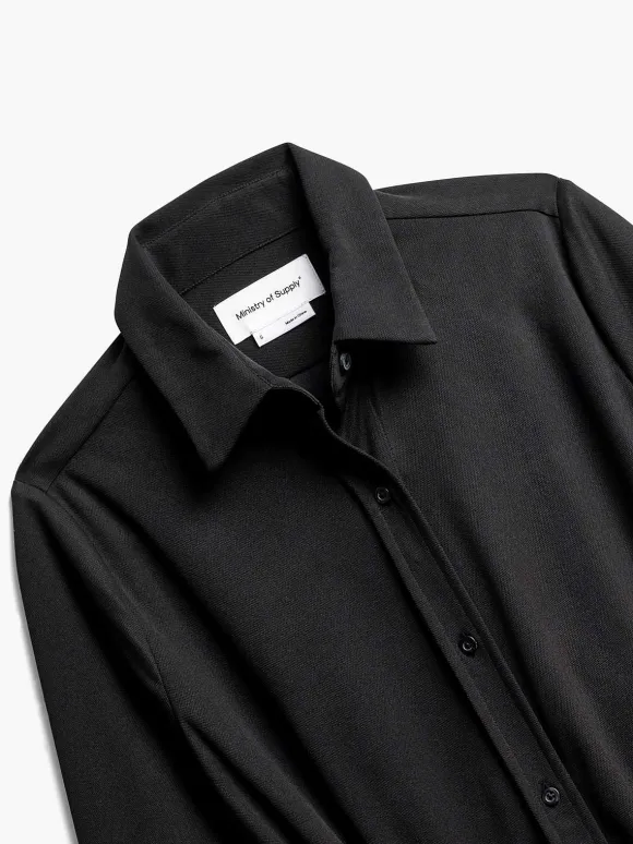 Women'S Ministry of Supply Black Women'S Previous Generation Apollo Shirt Dress