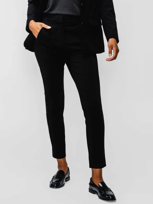 Women'S Ministry of Supply Black Women'S Velocity Tapered Pant