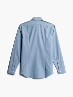 Men'S Ministry of Supply Blue Oxford Men'S Aerozero° Dress Shirt