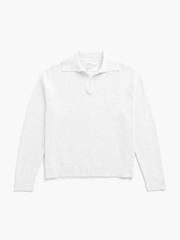 Women'S Ministry of Supply Bone Women'S Labs Atlas Polo Sweater