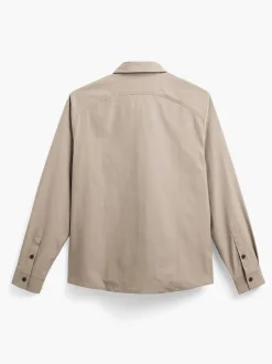 Men'S Ministry of Supply British Tan Men'S Pace Poplin Overshirt