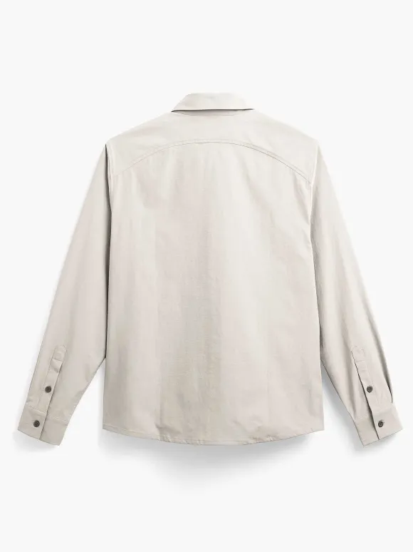 Men'S Ministry of Supply Buff Men'S Pace Poplin Overshirt