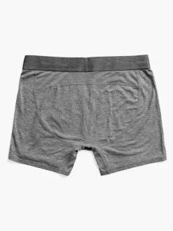 Men'S Ministry of Supply Charcoal Heather Men'S Composite Merino Boxer Brief