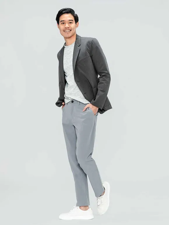 Men'S Ministry of Supply Charcoal Heather Men'S Previous Generation Kinetic Blazer