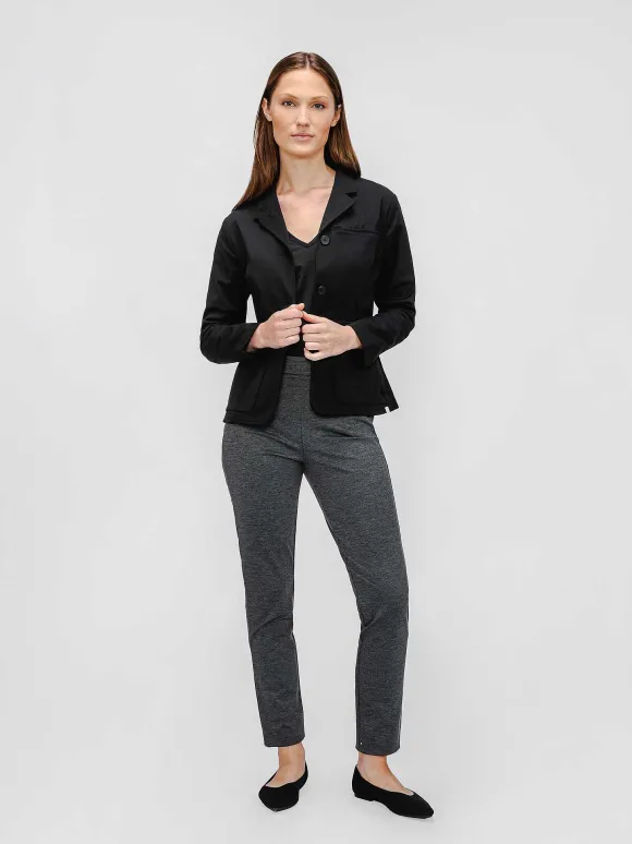 Women'S Ministry of Supply Charcoal Heather Women'S Fusion Straight Leg Pant