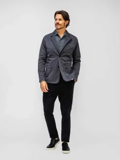 Men'S Ministry of Supply Charcoal Men'S Kinetic Chore Blazer