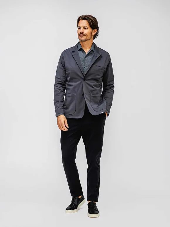 Men'S Ministry of Supply Charcoal Men'S Kinetic Chore Blazer