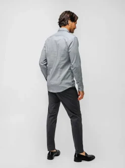 Men'S Ministry of Supply Charcoal Men'S Kinetic Pintuck Pant
