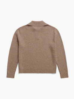 Women'S Ministry of Supply Coffee Women'S Labs Atlas Polo Sweater
