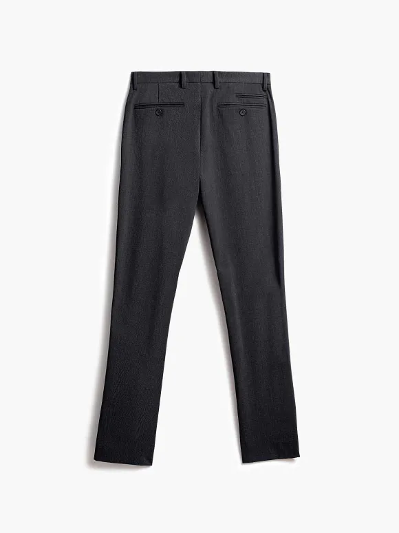 Men'S Ministry of Supply Dark Charcoal Men'S Velocity Dress Pant