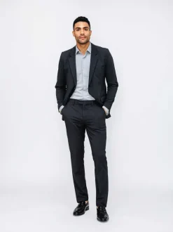 Men'S Ministry of Supply Dark Charcoal Men'S Velocity Suit Jacket