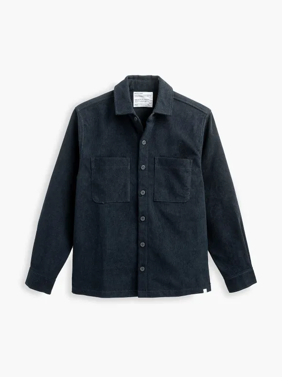 Men'S Ministry of Supply Dark Navy Men'S Kinetic Corduroy Chore Coat