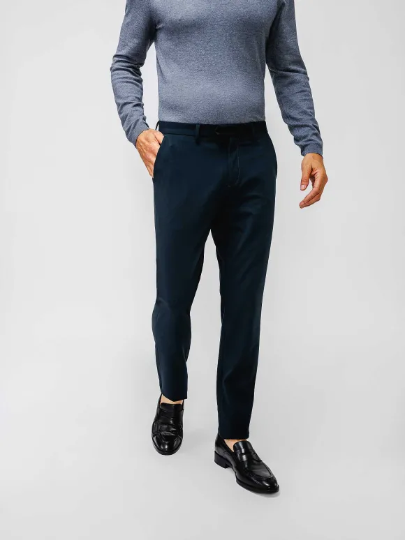 Men'S Ministry of Supply Dark Navy Men'S Velocity Dress Pant