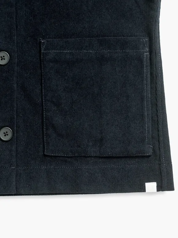 Women'S Ministry of Supply Dark Navy Women'S Kinetic Corduroy Chore Coat