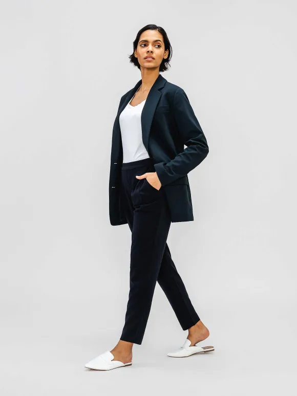 Women'S Ministry of Supply Dark Navy Women'S Velocity Oversized Blazer