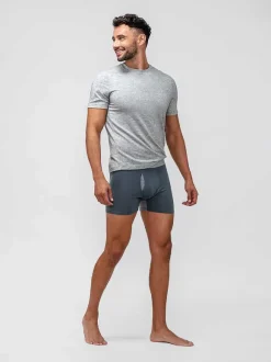 Men'S Ministry of Supply Deep Indigo Men'S Composite Merino Boxer Brief