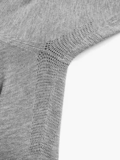 Men'S Ministry of Supply Grey Heather Men'S Atlas Air Turtleneck