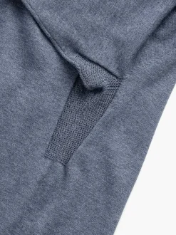 Men'S Ministry of Supply Indigo Heather Men'S Atlas Air V-Neck Sweater