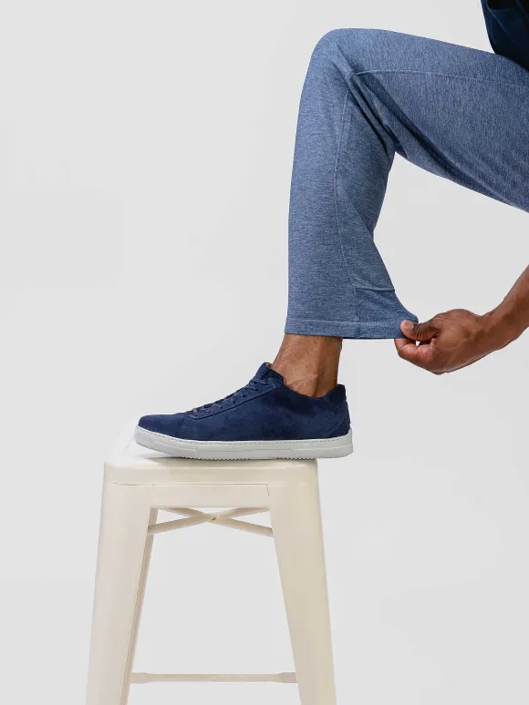 Men'S Ministry of Supply Indigo Heather Men'S Fusion Terry Jogger