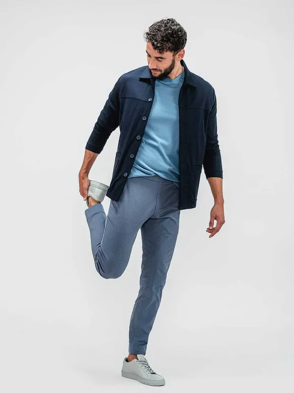 Men'S Ministry of Supply Indigo Heather Men'S Kinetic Jogger