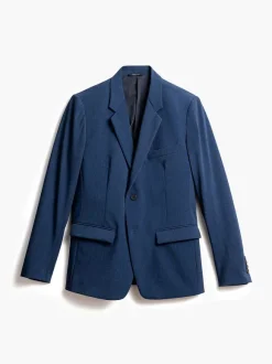 Men'S Ministry of Supply Indigo Heather Men'S Previous Generation Velocity Suit Jacket