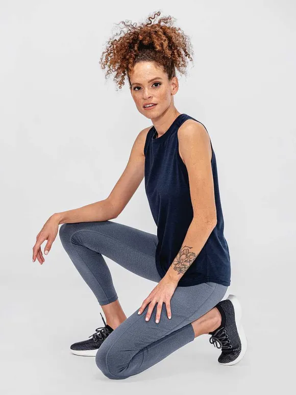Women'S Ministry of Supply Indigo Heather Women'S Joule Active Legging