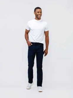 Men'S Ministry of Supply Navy Heather Men'S Kinetic Twill 5-Pocket Pant