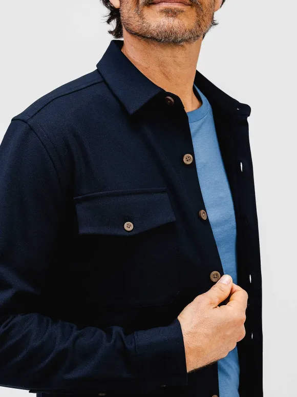 Men'S Ministry of Supply Navy Men'S Fusion Overshirt