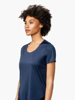 Women'S Ministry of Supply Navy Women'S Luxe Touch Tee