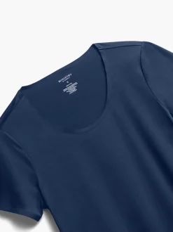 Women'S Ministry of Supply Navy Women'S Luxe Touch Tee