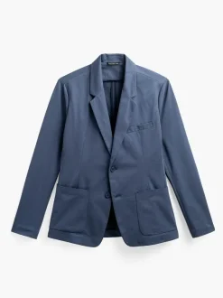 Men'S Ministry of Supply Shadow Blue Heather Men'S Kinetic Blazer