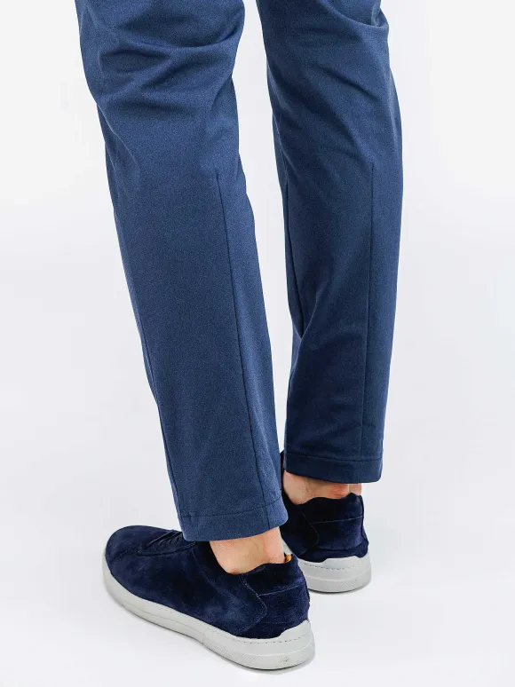 Men'S Ministry of Supply Shadow Blue Heather Men'S Kinetic Pull-On Pant