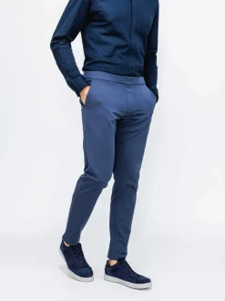 Men'S Ministry of Supply Shadow Blue Heather Men'S Kinetic Pull-On Pant