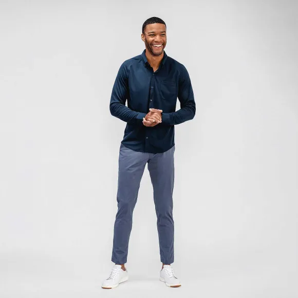 Men'S Ministry of Supply Slate Blue Men'S Kinetic Jogger