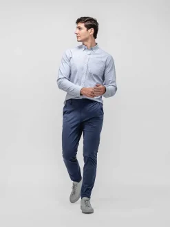 Men'S Ministry of Supply Slate Blue Men'S Kinetic Pant