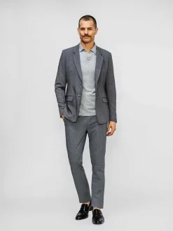 Men'S Ministry of Supply Soft Granite Men'S Velocity Dress Pant