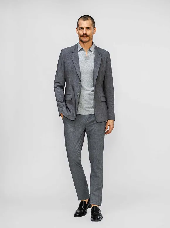 Men'S Ministry of Supply Soft Granite Men'S Velocity Dress Pant