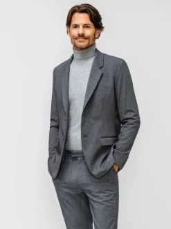 Men'S Ministry of Supply Soft Granite Men'S Velocity Suit Jacket