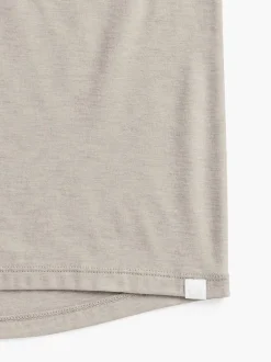 Women'S Ministry of Supply Taupe Women'S Composite Merino V-Neck Tee